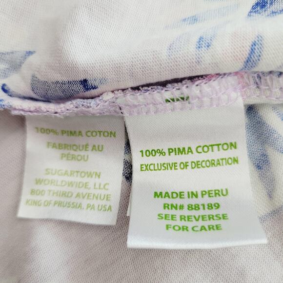 Lilly Pulitzer Dress Small Purple Margot Swing Floral Elephant Trunks In he Air - Picture 7 of 12